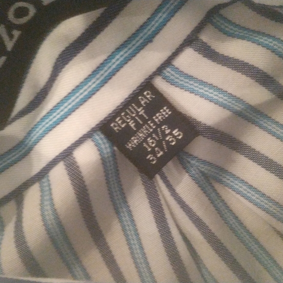 Men's Izod Striped LS Button down shirt - Picture 5 of 5